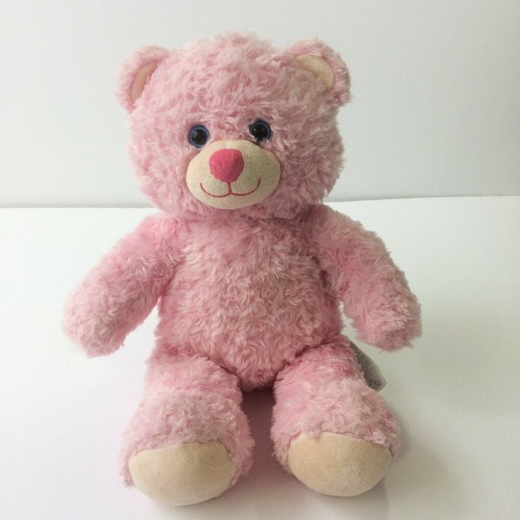 Build A Bear Cuddle Plush Teddy Bear Light Pink Swirl Fur Stuffed Animal Toy 16" - Picture 4 of 12